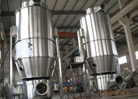Powder GMP 45kw Vertical Fluid Bed Dryer