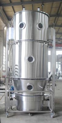 Bottom Spraying 15 Kg / Batch Fluidized Bed Powder Coating Equipment